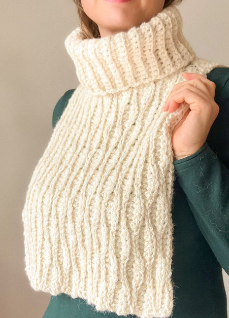 Alpine Neck Warmer Crochet Pattern