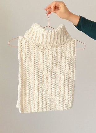 Patrón de crochet para calientacuellos alpino