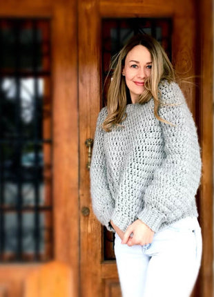 Chunky Balloon Sweater Crochet Pattern