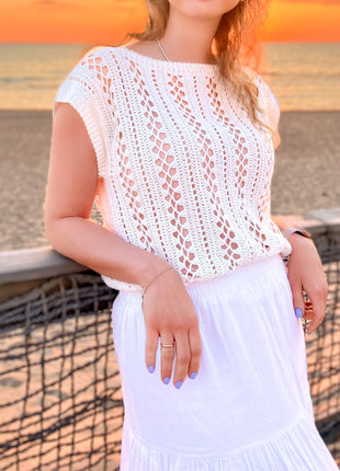 Lotus Lace Top Crochet Pattern