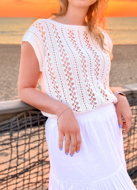 Lotus Lace Top Crochet Pattern