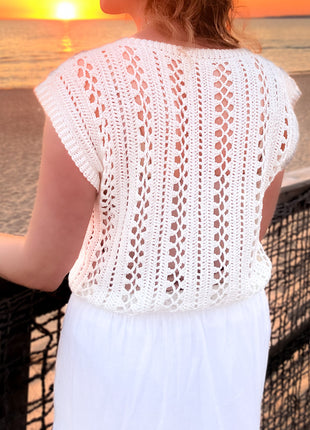 Lotus Lace Top Crochet Pattern