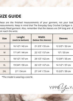 Everyday Easy Crochet Cardigan Pattern