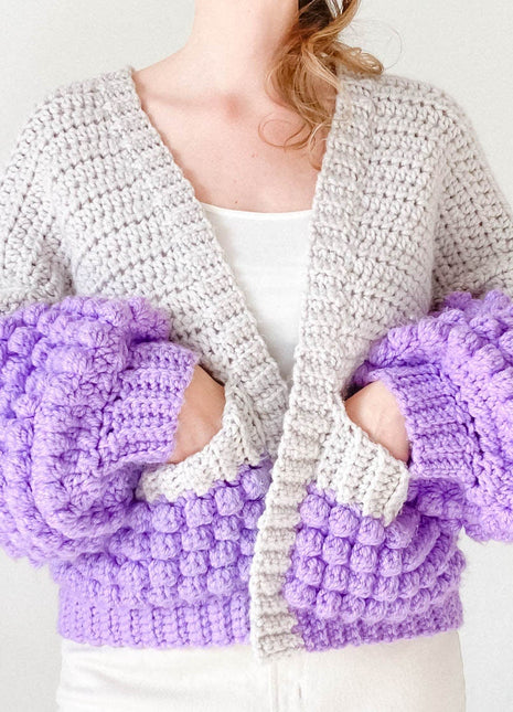 Hubba Bubba Cardi Häkelanleitung