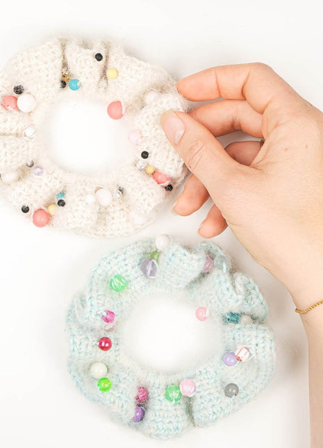 Häkelanleitung für faules Scrunchie