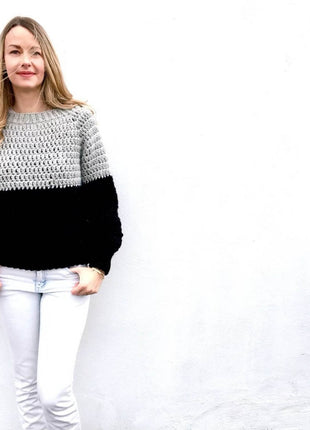 Chunky Balloon Sweater Crochet Pattern