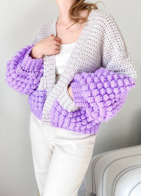 Hubba Bubba Cardi Häkelanleitung