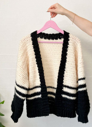 Patrón de ganchillo de la chaqueta Cadence